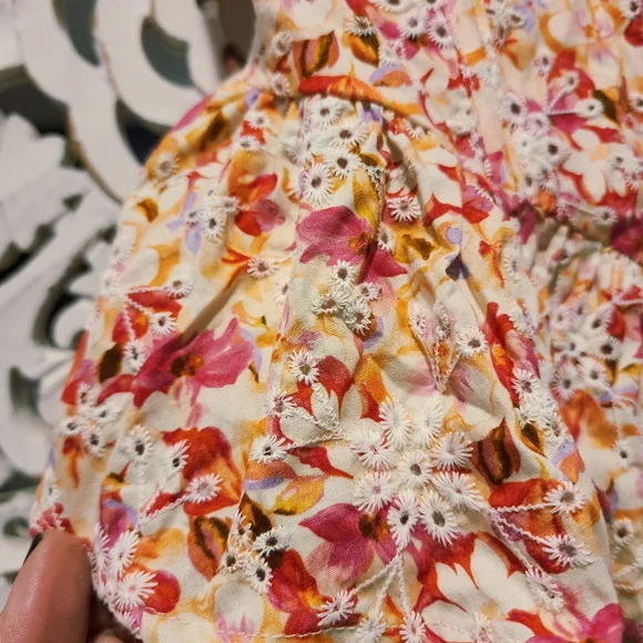 ASTR THE LABEL BAYLIN FLORAL PEPLUM TOP WOMENS SIZE XSMALL - Picture 12 of 16